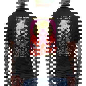 マインド・ザ・フルムーン 人狼 ハロウィン 不気味な人狼 メンズTシャツ バックプリント - Kawaiitshirt