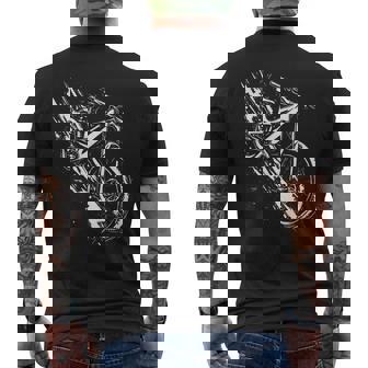 マウンテンバイク・グラフィック メンズTシャツ バックプリント - Kawaiitshirt