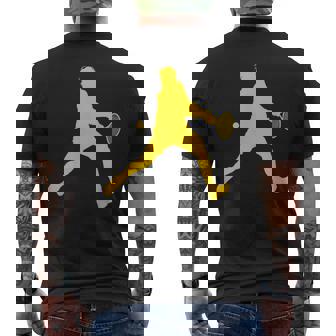 マエストロ・デ・テニス・イン・アクション メンズTシャツ バックプリント - Kawaiitshirt