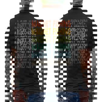 マグネット釣り宝探し メンズTシャツ バックプリント - Kawaiitshirt