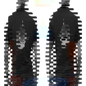 マグロフィッシュ アニマルヘッド キュートなまぐろ 恋人 レディース メンズ メンズTシャツ バックプリント - Kawaiitshirt