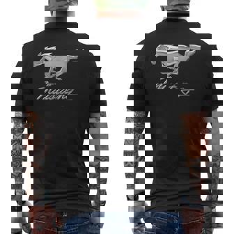 マスタングエンブレム メンズTシャツ バックプリント - Kawaiitshirt