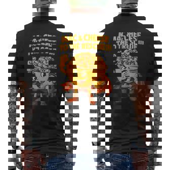 マック＆チーズ・トゥ・ザ・レスキュー！！！ メンズTシャツ バックプリント - Kawaiitshirt