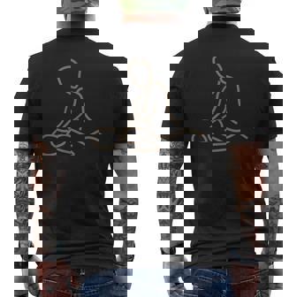 マッサージ メンズTシャツ バックプリント - Kawaiitshirt