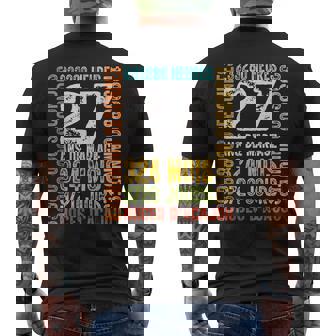 マホガニー結婚記念日、結婚27年プレゼント メンズTシャツ バックプリント - Kawaiitshirt