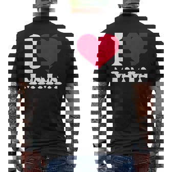 ママ大好き メンズTシャツ バックプリント - Kawaiitshirt