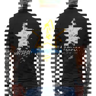 マラドーナスター メンズTシャツ バックプリント - Kawaiitshirt