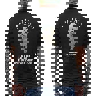 マルチーズ犬デザイン 面白い引用句 マルチプー ミックスオーナー メンズTシャツ バックプリント - Kawaiitshirt