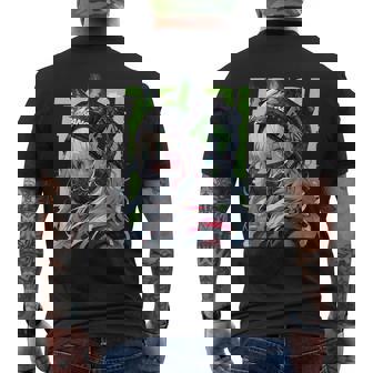 マンガ アニメ エステティック サイバーパンク テックウェア 原宿 メンズTシャツ バックプリント - Kawaiitshirt