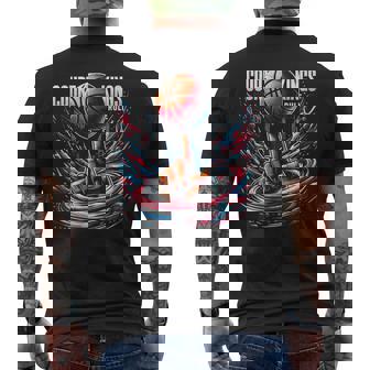 マーチ カレッジ バスケットボール トーナメント レトロ メンズ コート キングス メンズTシャツ バックプリント - Kawaiitshirt