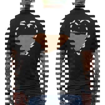 マーモット ハート マーモット アニマル ズークピーパー メンズTシャツ バックプリント - Kawaiitshirt