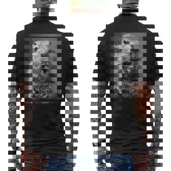 マーモットは生意気に笑う、面白いマーモット メンズTシャツ バックプリント - Kawaiitshirt