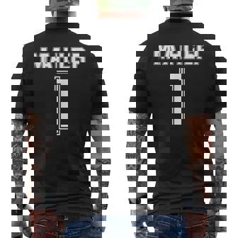 マーラー第1番 交響曲 面白い スポーツ オーケストラ 音楽 メンズTシャツ バックプリント - Kawaiitshirt