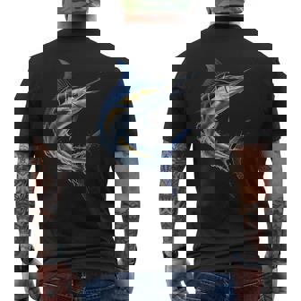 マーリンフィッシュ メンズTシャツ バックプリント - Kawaiitshirt