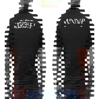 ミシシッピ州 メンズTシャツ バックプリント - Kawaiitshirt