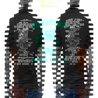 ミスカトニック大学 クトゥルフ 不気味なかわいいモンスター メンズTシャツ バックプリント - Kawaiitshirt