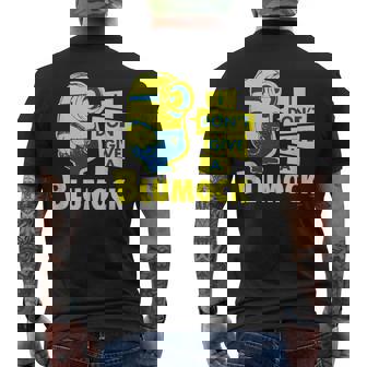 ミニオン I Don't Give A Blumock メンズTシャツ バックプリント - Kawaiitshirt