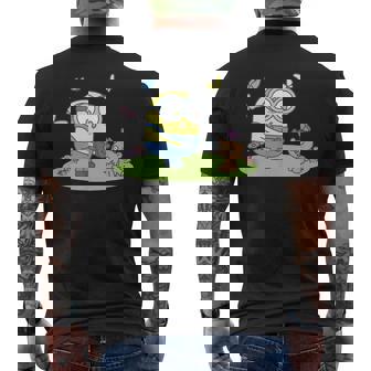 ミニオンズ ボブ&ティム バタフライ ピクニック 前後 メンズTシャツ バックプリント - Kawaiitshirt