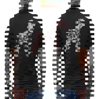 ミニシュナウザー犬好き メンズTシャツ バックプリント - Kawaiitshirt