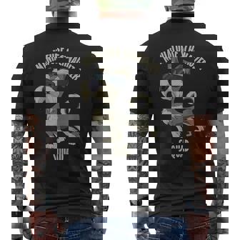 ミニチュアシュナウザー隊 I Dog Lover I ミニチュアシュナウザー メンズTシャツ バックプリント - Kawaiitshirt