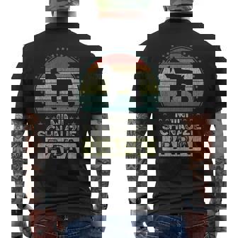 ミニチュア・シュナウザー、ミニチュア・シュナウジー・パパ メンズTシャツ バックプリント - Kawaiitshirt