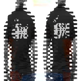 ミニフィッシュボーン メンズTシャツ バックプリント - Kawaiitshirt