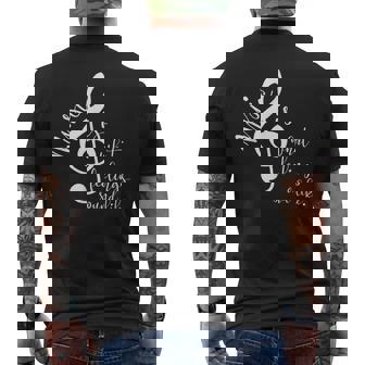 ミュージックギフト メンズ レディース キッズ 音符 格言付き メンズTシャツ バックプリント - Kawaiitshirt