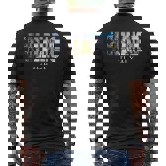 ミラノイタリア-ミラノイタリアファッションイタリアングラフィック メンズTシャツ バックプリント - Kawaiitshirt