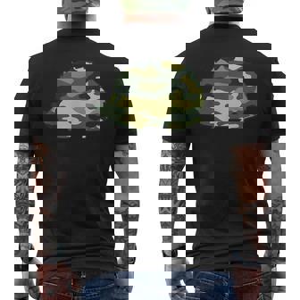 ミリタリー ハリネズミ 迷彩柄 メンズ プリント Us Rodenteteran ギフト メンズTシャツ バックプリント - Kawaiitshirt