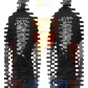 ミリタリーピンナップガール。 メンズTシャツ バックプリント - Kawaiitshirt