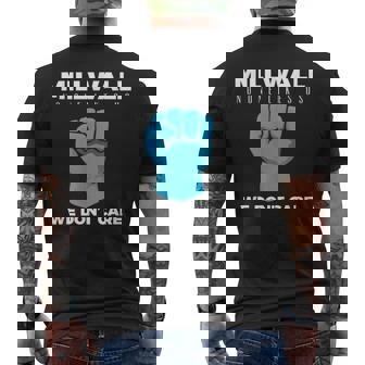 ミルウォール-誰も私たちを好きではない メンズTシャツ バックプリント - Kawaiitshirt