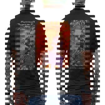 メガデス スケルトン不動産業者 メンズTシャツ バックプリント - Kawaiitshirt