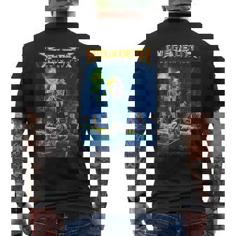 メガデス-ラスト・イン・ピース メンズTシャツ バックプリント - Kawaiitshirt