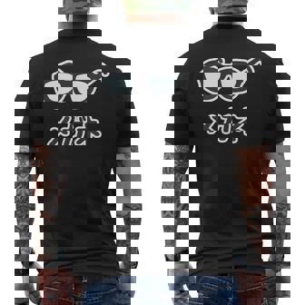 メガネ 眼鏡【変なtシャツ屋さん】 シンプル 手書き ゆるくて かわいい 面白い メッセージ デザイン メンズTシャツ バックプリント - Kawaiitshirt