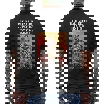 メキシコジャガーのように戦う メキシカンボクシング メンズTシャツ バックプリント - Kawaiitshirt