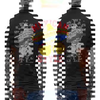 メキシコボクシングスタイル メキシコ国旗 メキシコボクシングスタイルフラッグ メンズTシャツ バックプリント - Kawaiitshirt