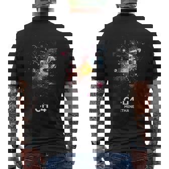 メタン 分子 化学 科学 科学 化学 愛 メンズTシャツ バックプリント - Kawaiitshirt