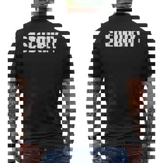 メンズecurity メンズTシャツ バックプリント - Kawaiitshirt