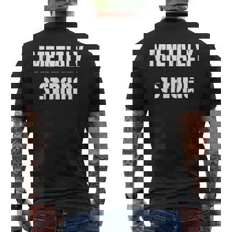 メンタリーストロング メンズTシャツ バックプリント - Kawaiitshirt