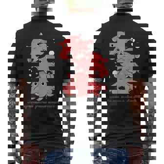 メンダコ 深海生物 Mendako メンズTシャツ バックプリント - Kawaiitshirt