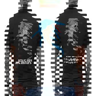 モササウルス 先史時代デザイン メンズTシャツ バックプリント - Kawaiitshirt