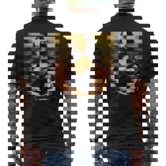 モナリザ 筋肉付き おもしろギフト メンズTシャツ バックプリント - Kawaiitshirt