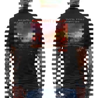 モニュメントバレーユタ州 メンズTシャツ バックプリント - Kawaiitshirt