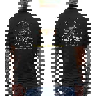 モルトウイスキーシャツ Happiest Drink Ever 面白いウイスキー葉巻 メンズTシャツ バックプリント - Kawaiitshirt