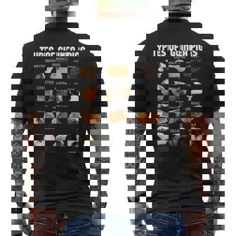 モルモットの種類 ふわふわポテト愛好家 キッズ ペット モルモット。 メンズTシャツ バックプリント - Kawaiitshirt