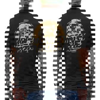 モンキーバイクライダーレトロクラシック原付オートバイtシャツ メンズTシャツ バックプリント - Kawaiitshirt