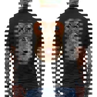 モンキーフェイスブレスファニーメンズレディースハロウィンコスチューム メンズTシャツ バックプリント - Kawaiitshirt