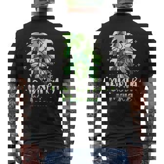 モンステラ 植物 ガーデニング 庭好き 庭師 観葉植物 メンズTシャツ バックプリント - Kawaiitshirt