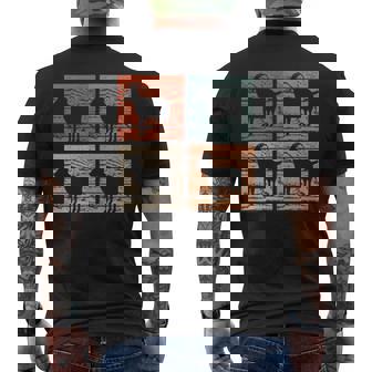 ヤギ レトロスタイル ヤギ好き ヤギ メンズTシャツ バックプリント - Kawaiitshirt