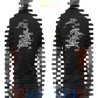 ヤモリ ヒョウモントカゲモドキ 爬虫類 メンズTシャツ バックプリント - Kawaiitshirt